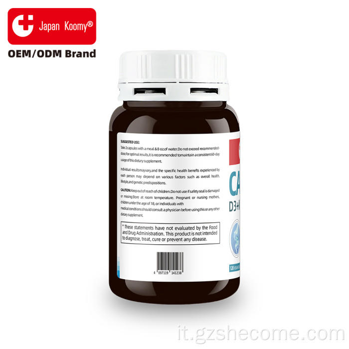 Shecome Calcio D3 K2 B12 Capsule Supporto cardiaco